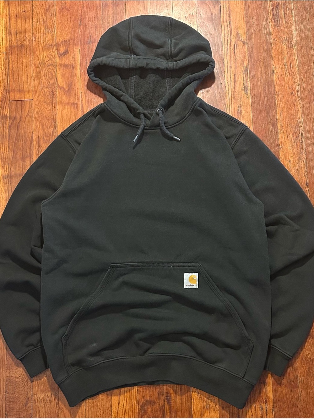 Carhartt Workwear Outdoor Black Loose Fit Pullover Hoodie Sweatshirt S